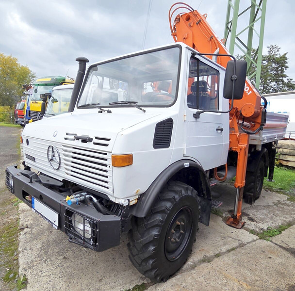 Mercedes-Benz UNIMOG 427.11 +12m! - Tippbil, Kranbil: bilde 4 Mercedes-Benz UNIMOG 427.11 +12m! - Tippbil, Kranbil: bilde 4