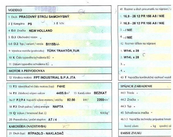 New Holland B115B - Traktorgraver: bilde 5 New Holland B115B - Traktorgraver: bilde 5