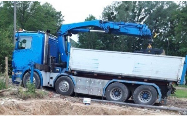 Scania 8x4 bord. R500 +23m crane - Tippbil, Kranbil: bilde 5 Scania 8x4 bord. R500 +23m crane - Tippbil, Kranbil: bilde 5