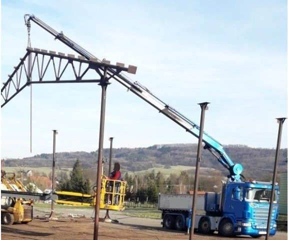 Scania 8x4 bord. R500 +23m crane - Tippbil, Kranbil: bilde 2 Scania 8x4 bord. R500 +23m crane - Tippbil, Kranbil: bilde 2