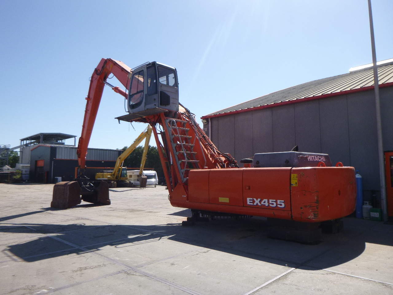 FIAT-HITACHI EX455 Stationary dock/ship material handler - Håndteringsutstyr: bilde 2 FIAT-HITACHI EX455 Stationary dock/ship material handler - Håndteringsutstyr: bilde 2