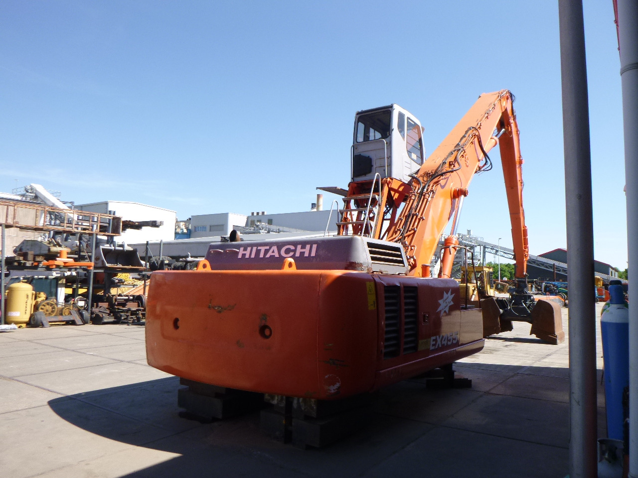FIAT-HITACHI EX455 Stationary dock/ship material handler - Håndteringsutstyr: bilde 4 FIAT-HITACHI EX455 Stationary dock/ship material handler - Håndteringsutstyr: bilde 4
