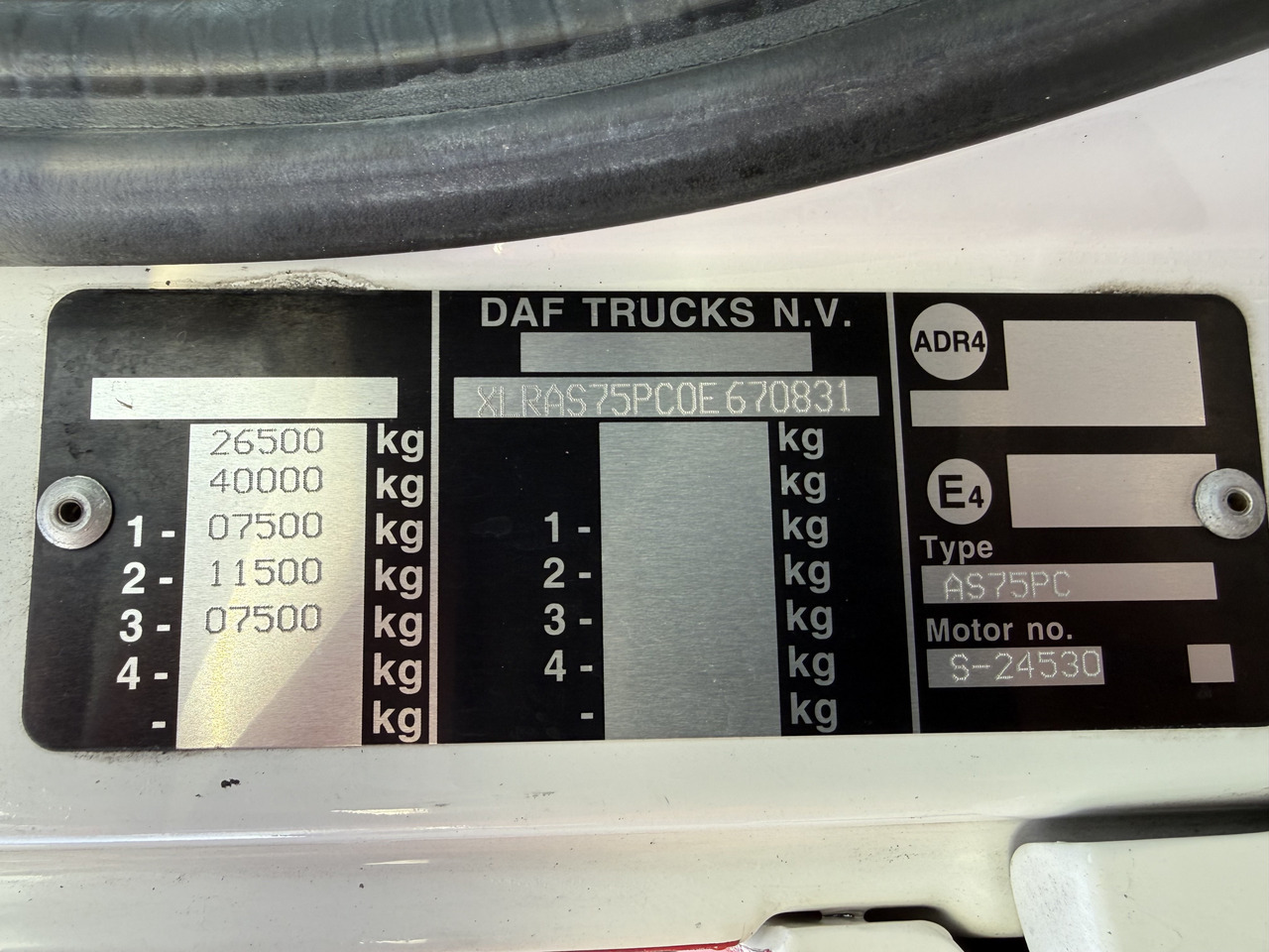 Daf CF310 6X2 Palfinger PK 12000 - Planbil, Kranbil: bilde 4 Daf CF310 6X2 Palfinger PK 12000 - Planbil, Kranbil: bilde 4