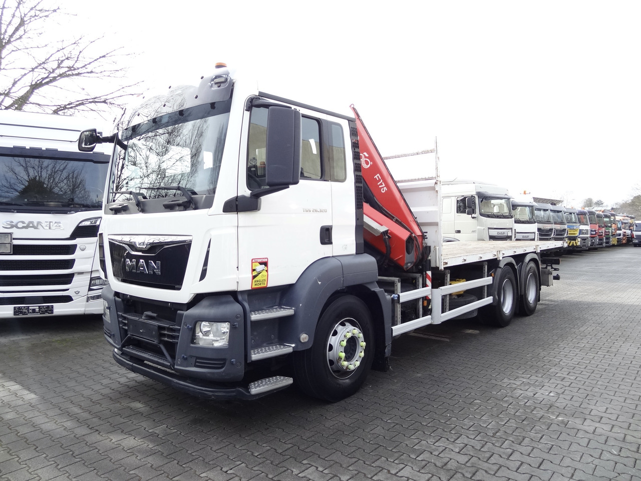 MAN TGS 26.320 6X4 BB mit Kran Fassi F175 - Kranbil, Planbil: bilde 1 MAN TGS 26.320 6X4 BB mit Kran Fassi F175 - Kranbil, Planbil: bilde 1