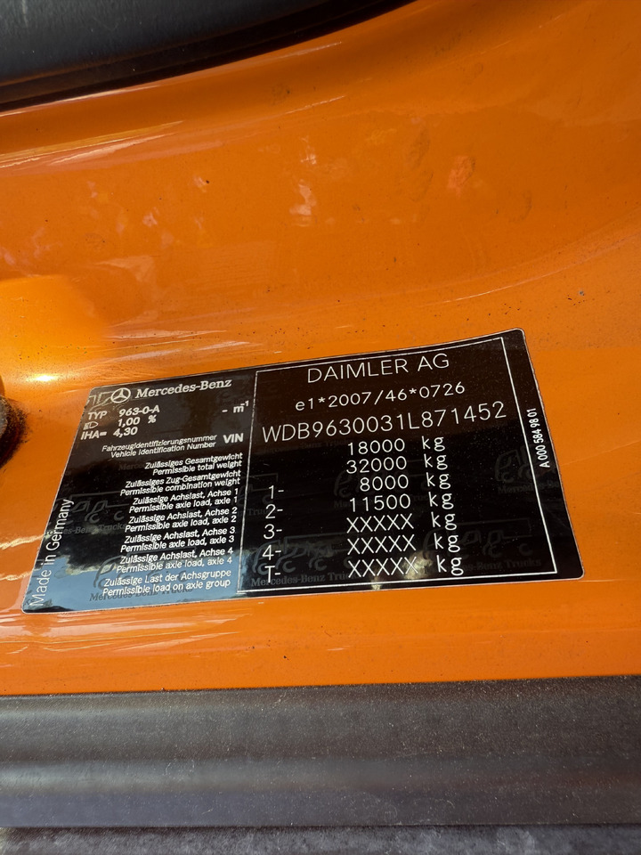 Mercedes-Benz Actros 1827 Kran Palfinger PK 9002 - Kapellbil, Kranbil: bilde 3 Mercedes-Benz Actros 1827 Kran Palfinger PK 9002 - Kapellbil, Kranbil: bilde 3