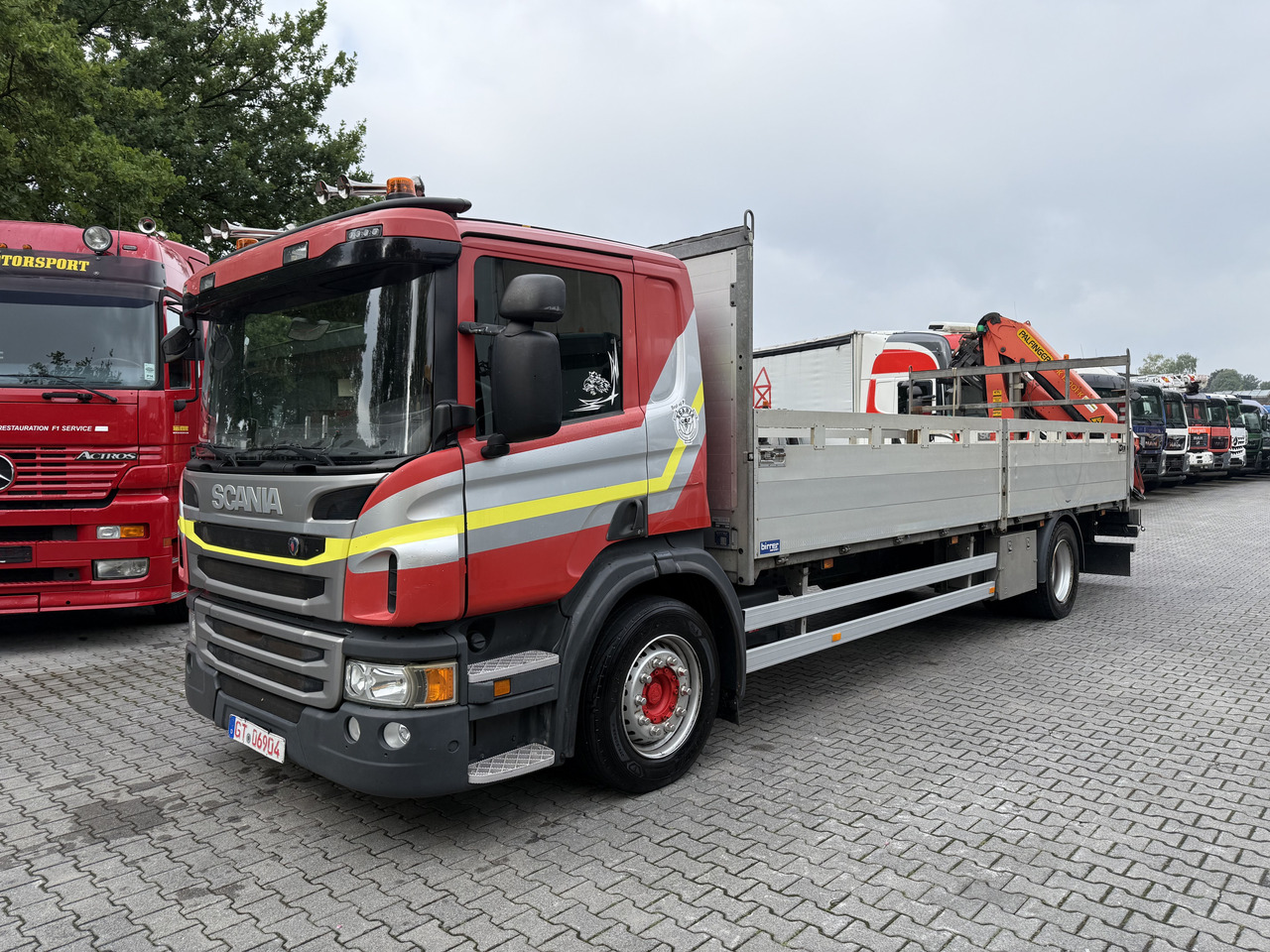 Scania P410 4X2 Palfinger PK 13001 - Planbil, Kranbil: bilde 1 Scania P410 4X2 Palfinger PK 13001 - Planbil, Kranbil: bilde 1