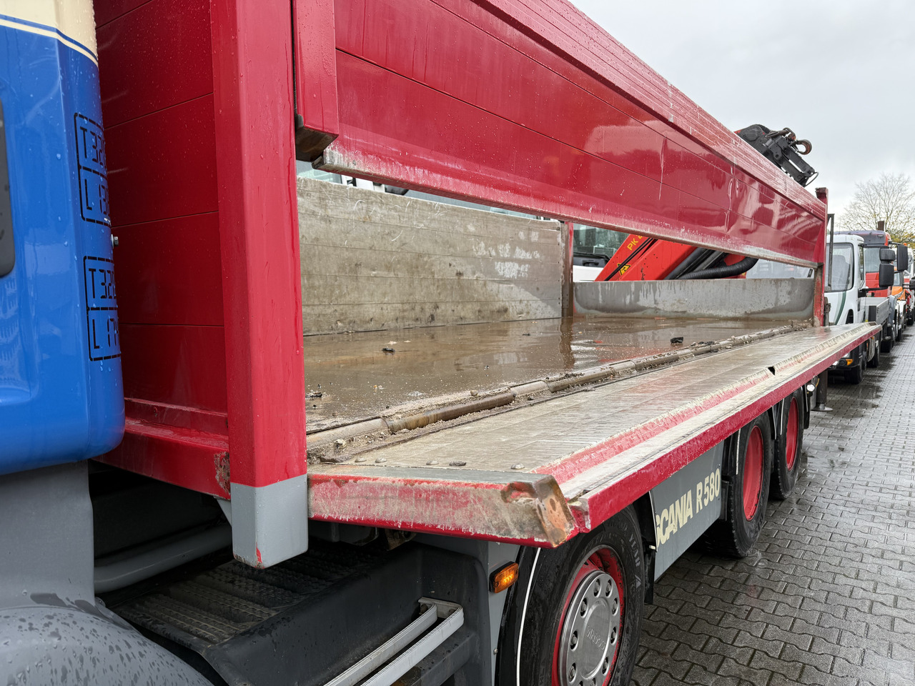 Scania R580 V8 8X4 Kipper Kran Palfinger 22002 - Kranbil, Tippbil: bilde 5 Scania R580 V8 8X4 Kipper Kran Palfinger 22002 - Kranbil, Tippbil: bilde 5