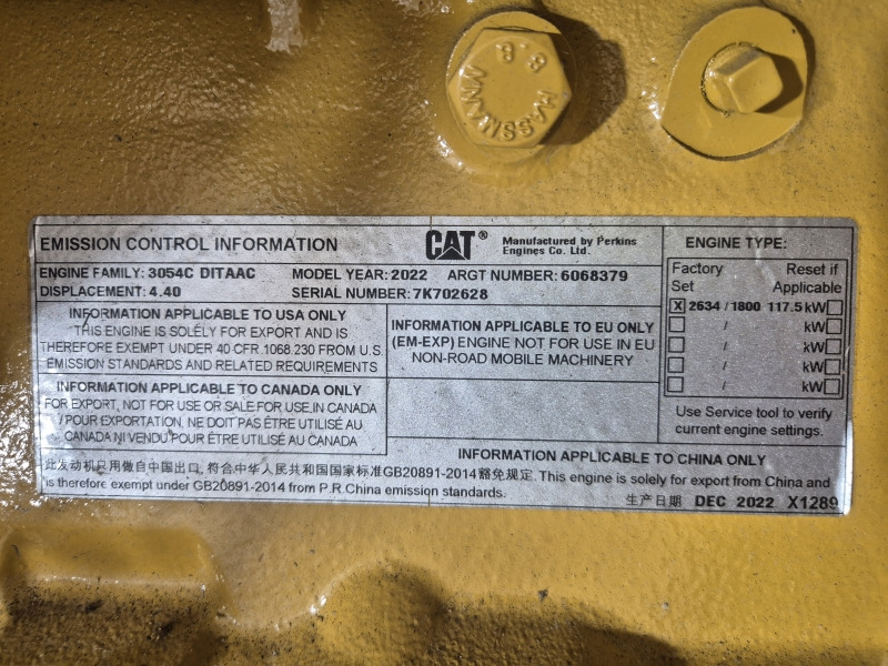 Caterpillar 3054C DITAAC Engine + Radiator - Motor for Industrimaskin: bilde 2 Caterpillar 3054C DITAAC Engine + Radiator - Motor for Industrimaskin: bilde 2