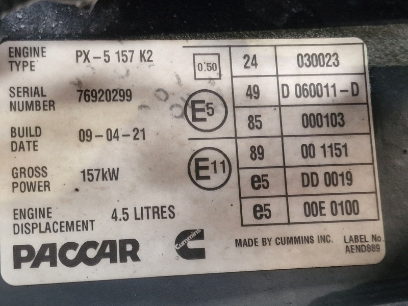 DAF PX-5 157 K2 Engine (Truck) - Motor for Lastebil: bilde 2 DAF PX-5 157 K2 Engine (Truck) - Motor for Lastebil: bilde 2