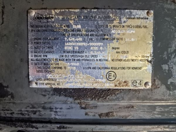 Doosan DL08 Engine (Plant) D300 WHEEL LOADER - Motor for Bygg og anlegg: bilde 2 Doosan DL08 Engine (Plant) D300 WHEEL LOADER - Motor for Bygg og anlegg: bilde 2