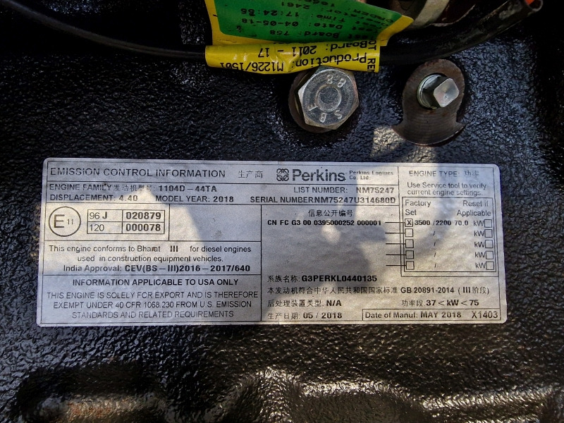 Perkins 1104D-44TA Engine (Plant) - Motor for Bygg og anlegg: bilde 2 Perkins 1104D-44TA Engine (Plant) - Motor for Bygg og anlegg: bilde 2