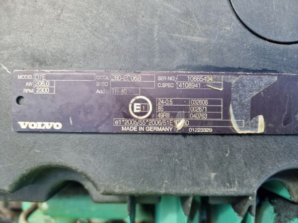 Volvo D7E 280-EC06B Truck Spec Engine (Truck) - Motor for Lastebil: bilde 2 Volvo D7E 280-EC06B Truck Spec Engine (Truck) - Motor for Lastebil: bilde 2