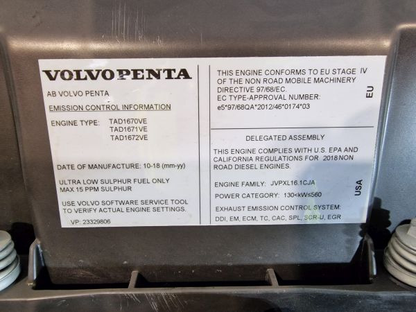 Volvo TAD1672VE Engine (Industrial) New - Motor for Industrimaskin: bilde 2 Volvo TAD1672VE Engine (Industrial) New - Motor for Industrimaskin: bilde 2