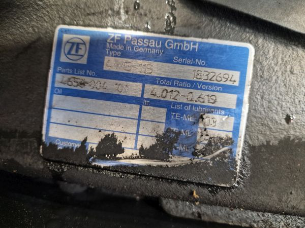 ZF Industrial 4WG-115 Gearbox - Girkasse: bilde 2 ZF Industrial 4WG-115 Gearbox - Girkasse: bilde 2