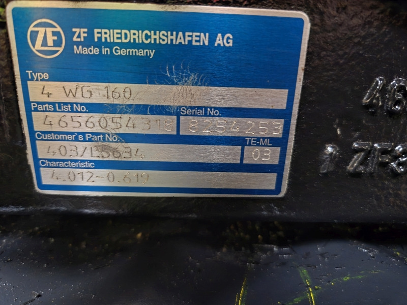 ZF Industrial JCB 4WG160 403/L5634 New Gearbox (Plant) - Girkasse for Bygg og anlegg: bilde 2 ZF Industrial JCB 4WG160 403/L5634 New Gearbox (Plant) - Girkasse for Bygg og anlegg: bilde 2