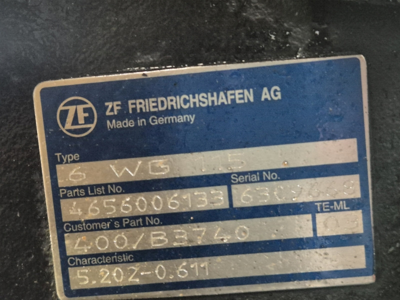 ZF Industrial JCB 6WG115 400/B3740 Gearbox New (Plant) - Girkasse for Bygg og anlegg: bilde 2 ZF Industrial JCB 6WG115 400/B3740 Gearbox New (Plant) - Girkasse for Bygg og anlegg: bilde 2
