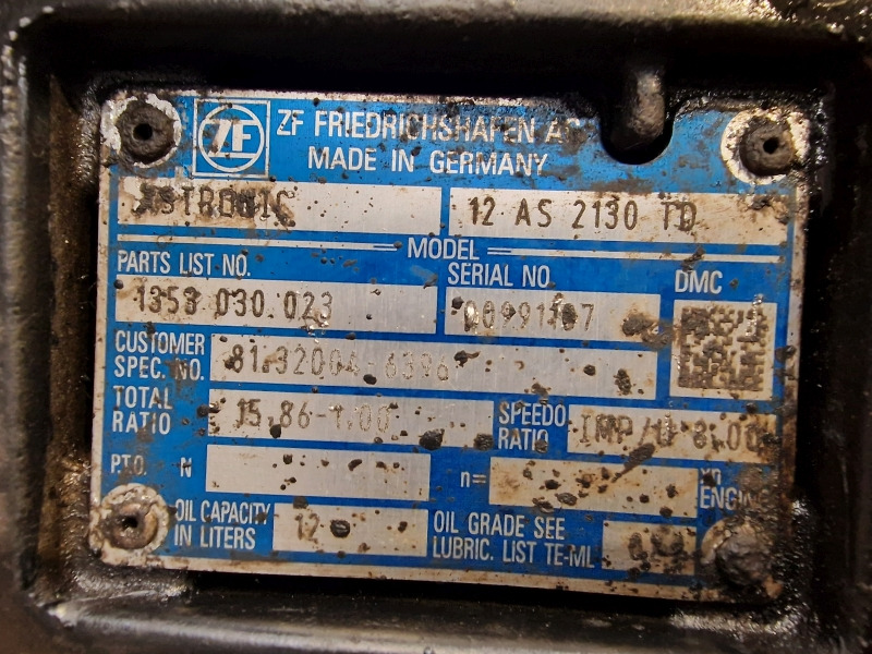 ZF MAN Astronic 12AS2130TD Gearbox - Girkasse: bilde 2 ZF MAN Astronic 12AS2130TD Gearbox - Girkasse: bilde 2