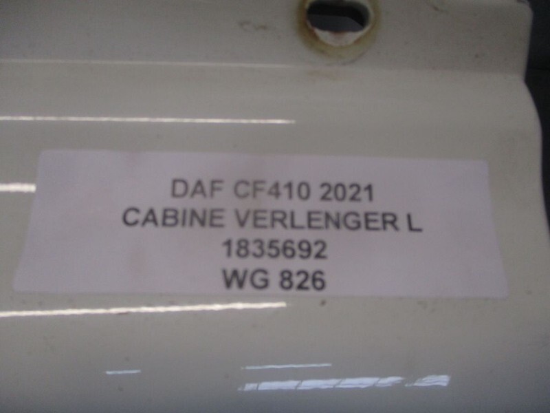 DAF 1835692 CABINE VERLENGER CF 410 EURO 6 - Førerhus og interiør for Lastebil: bilde 2 DAF 1835692 CABINE VERLENGER CF 410 EURO 6 - Førerhus og interiør for Lastebil: bilde 2