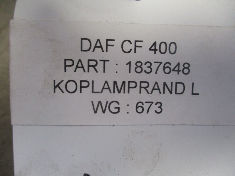 DAF 1837648 CF 400 Euro 6 links - Støtfangerhjørne for Lastebil: bilde 2 DAF 1837648 CF 400 Euro 6 links - Støtfangerhjørne for Lastebil: bilde 2