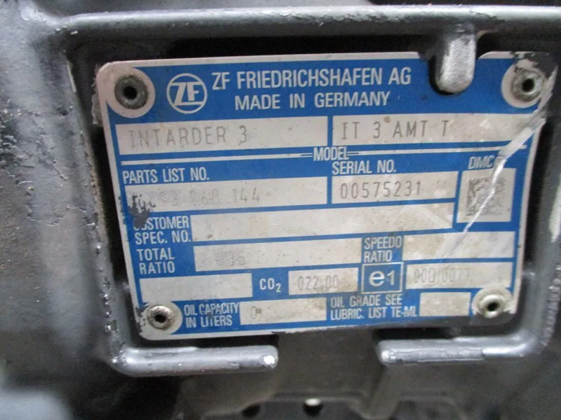 Iveco 5801972447 / 6093060144 // 12TX2011TO // INTARDER 3 ACHTER KANT MODEL 2022 - Girkasse for Lastebil: bilde 5 Iveco 5801972447 / 6093060144 // 12TX2011TO // INTARDER 3 ACHTER KANT MODEL 2022 - Girkasse for Lastebil: bilde 5