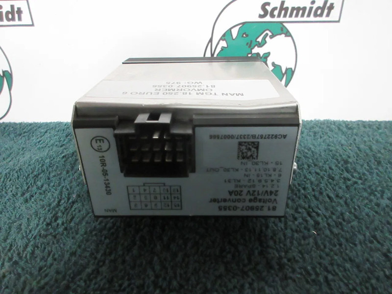 MAN 81.25907-0355 VOLTAGE CONVERTER MAT TGM EURO 6 - Elektrisk system for Lastebil: bilde 3 MAN 81.25907-0355 VOLTAGE CONVERTER MAT TGM EURO 6 - Elektrisk system for Lastebil: bilde 3