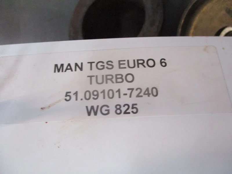 MAN TGS 51.09101-7240 TURBO EURO 6 - Turbolader for Lastebil: bilde 3 MAN TGS 51.09101-7240 TURBO EURO 6 - Turbolader for Lastebil: bilde 3