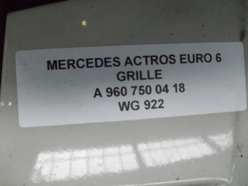 Mercedes-Benz ACTROS A 960 750 04 18 GRILLE EURO 6 - Grill for Lastebil: bilde 3 Mercedes-Benz ACTROS A 960 750 04 18 GRILLE EURO 6 - Grill for Lastebil: bilde 3