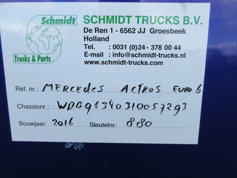 Førerhus og interiør for Lastebil Mercedes-Benz CABINE MERCEDES 2145 MP4 EURO 6 DEZE IS VOOR ONDERDELEN !!!: bilde 10 Førerhus og interiør for Lastebil Mercedes-Benz CABINE MERCEDES 2145 MP4 EURO 6 DEZE IS VOOR ONDERDELEN !!!: bilde 10