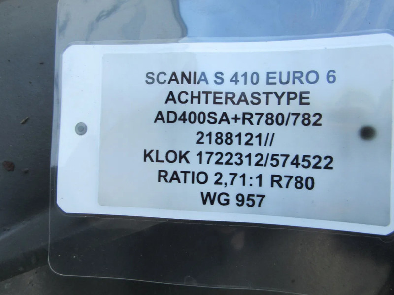 Bakaksel for Lastebil Scania 2188121 // 1722312 // 574522 AD400SA+R780//782 RATIO 2,71:1 SCANIA NGS: bilde 6