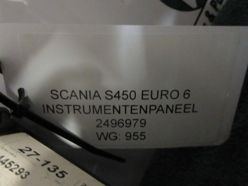 Scania 2496979 INSTUMENETEN PANEEL SCANIA S 450 EURO NIEUWE MODEL - Instrumentpanel for Lastebil: bilde 4 Scania 2496979 INSTUMENETEN PANEEL SCANIA S 450 EURO NIEUWE MODEL - Instrumentpanel for Lastebil: bilde 4