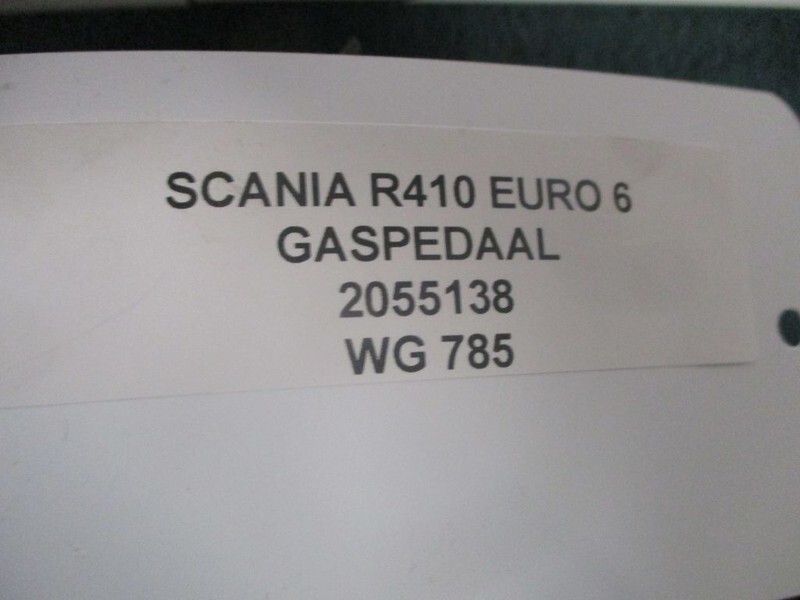 Scania R410 2055138 GASPEDAAL EURO 6 MODEL 2020 - Pedal for Lastebil: bilde 2 Scania R410 2055138 GASPEDAAL EURO 6 MODEL 2020 - Pedal for Lastebil: bilde 2