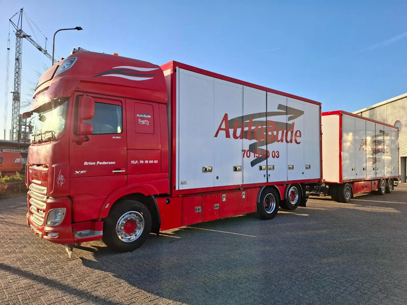DAF XF106-530 / DEB / COMPLETE COMBI / SIDE DOORS / 2XPLATFORM 2500KG / ONLY:773032 KM / LWDS / LEATHER / EURO-6 / 2017 - Skapbil: bilde 1 DAF XF106-530 / DEB / COMPLETE COMBI / SIDE DOORS / 2XPLATFORM 2500KG / ONLY:773032 KM / LWDS / LEATHER / EURO-6 / 2017 - Skapbil: bilde 1