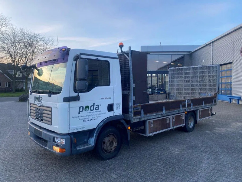 MAN TGL10-180 / HYDRAULISCH PLATFORM / ONLY: 428970 KM / MANUAL / EURO-4 / 2007 - Transporter lastebil: bilde 1 MAN TGL10-180 / HYDRAULISCH PLATFORM / ONLY: 428970 KM / MANUAL / EURO-4 / 2007 - Transporter lastebil: bilde 1