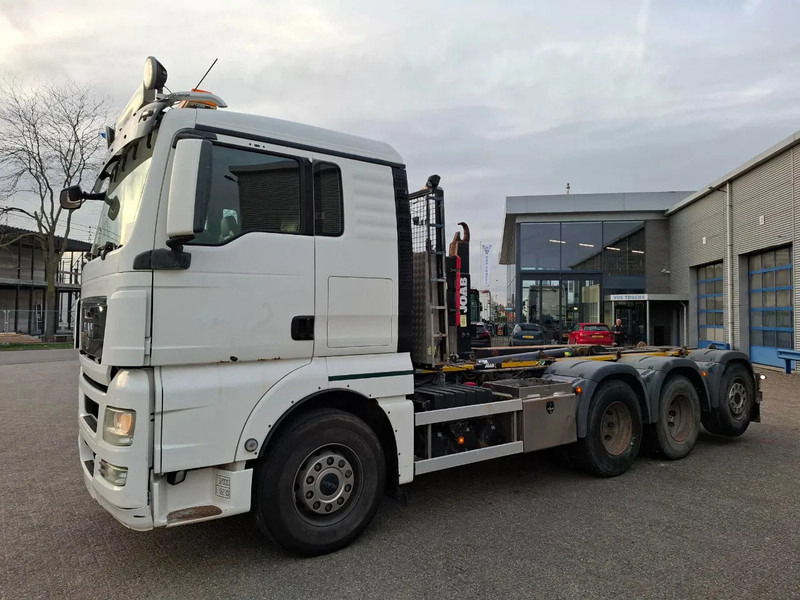 MAN TGX35.480 / LIFT+LENKACHSE / ONLY:392634 KM / JOAB HOOK / AIRCO / FRIDGE / AUTOMATIC / EURO-5 / 2012 - Lastebil med kabelsystem: bilde 2 MAN TGX35.480 / LIFT+LENKACHSE / ONLY:392634 KM / JOAB HOOK / AIRCO / FRIDGE / AUTOMATIC / EURO-5 / 2012 - Lastebil med kabelsystem: bilde 2
