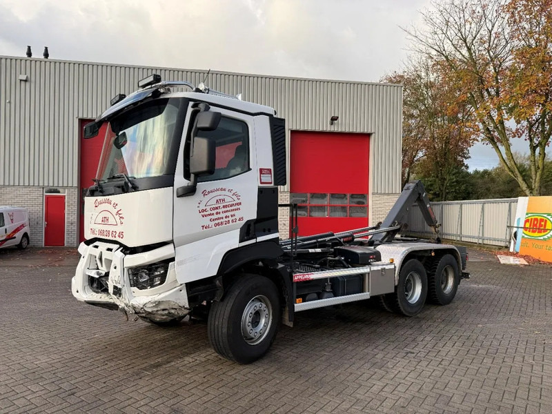 Renault C480 / ENGINE RUNNING / 6X4 / HIAB 21TON HOOKLIFT / ONLY:146334 KM / AUTOMATIC / EURO-6 / 2020 - Krokbil: bilde 2 Renault C480 / ENGINE RUNNING / 6X4 / HIAB 21TON HOOKLIFT / ONLY:146334 KM / AUTOMATIC / EURO-6 / 2020 - Krokbil: bilde 2