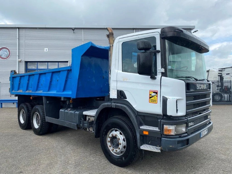 Scania 114-340 / 6X4 / 2 SIDE TIPPER / BIG AXLE / FULL-STEEL / DRUM BRAKES / MANUAL / 1999 - Tippbil: bilde 4 Scania 114-340 / 6X4 / 2 SIDE TIPPER / BIG AXLE / FULL-STEEL / DRUM BRAKES / MANUAL / 1999 - Tippbil: bilde 4