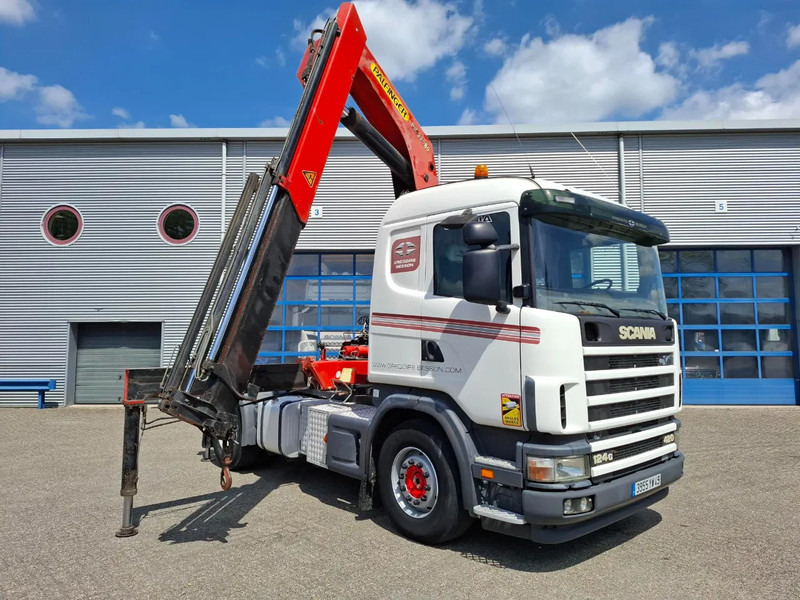 Scania 124G-420 / RETARDER / PALFINGER PK32080 / DOUBLE TANK / AIRCO / GOOD CONDITION / MANUAL / EURO-3 / 2004 - Kranbil: bilde 3 Scania 124G-420 / RETARDER / PALFINGER PK32080 / DOUBLE TANK / AIRCO / GOOD CONDITION / MANUAL / EURO-3 / 2004 - Kranbil: bilde 3
