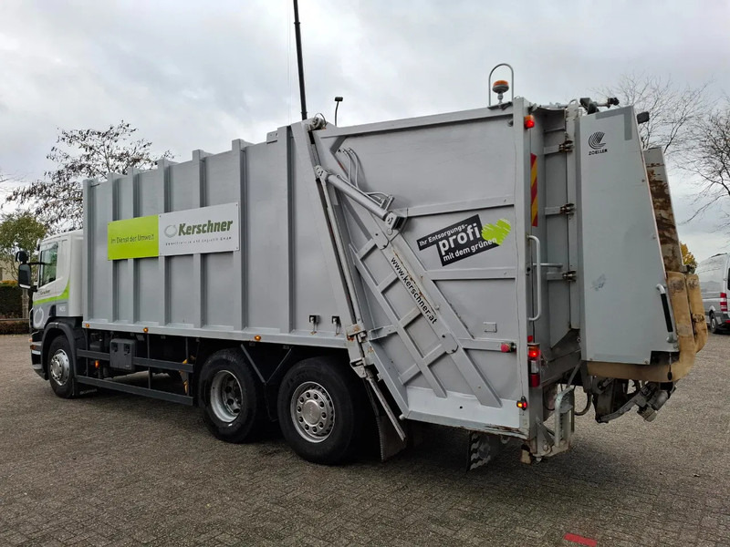 Scania P360 / RETARDER / ONLY:234640 KM / LENKACHSE / AIRCO / WORKING GARBAGE TRUCK / AUTOMATIC / EURO-5 / 2013 - Søppelbil: bilde 3 Scania P360 / RETARDER / ONLY:234640 KM / LENKACHSE / AIRCO / WORKING GARBAGE TRUCK / AUTOMATIC / EURO-5 / 2013 - Søppelbil: bilde 3