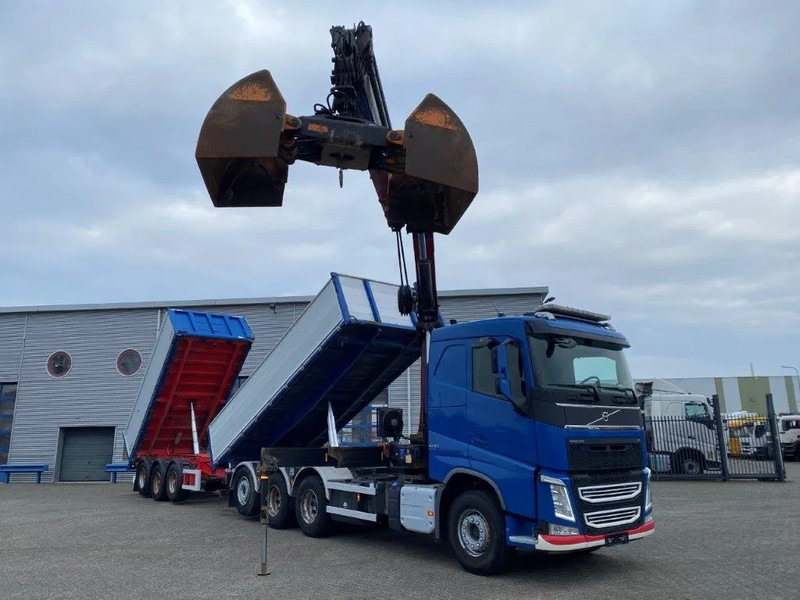 Volvo FH4-500 / HMF 3220K-RC / REMOTE / ROTATOR / 3SIDE TIPPER / DYNAMIC STEERING / ONLY:302623 KM / AUTOMATIC / EURO-6 / 2017 - Kranbil: bilde 3 Volvo FH4-500 / HMF 3220K-RC / REMOTE / ROTATOR / 3SIDE TIPPER / DYNAMIC STEERING / ONLY:302623 KM / AUTOMATIC / EURO-6 / 2017 - Kranbil: bilde 3