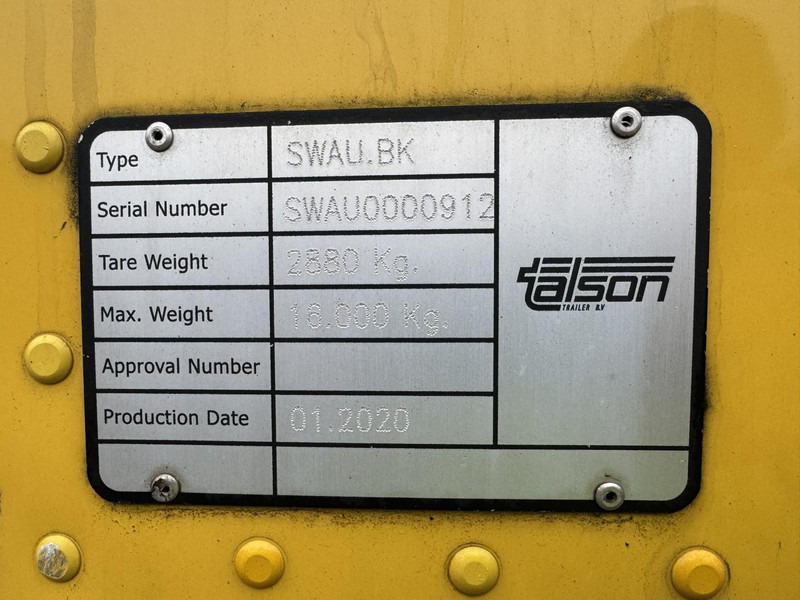 Talson SWAU.BK BDF Wechselbrücke, Wissellaadbak, Swap body - Vekselflak - varebil: bilde 5 Talson SWAU.BK BDF Wechselbrücke, Wissellaadbak, Swap body - Vekselflak - varebil: bilde 5