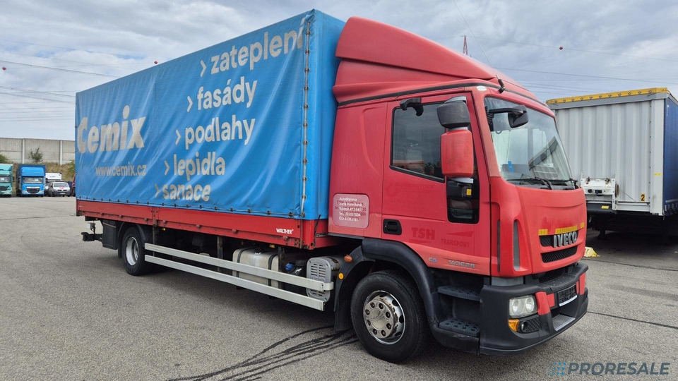 IVECO EUROCARGO ML 140E28 EURO 5 - valník s plachtou + hydraulické čelo 1,5 t - Kapellbil: bilde 1 IVECO EUROCARGO ML 140E28 EURO 5 - valník s plachtou + hydraulické čelo 1,5 t - Kapellbil: bilde 1