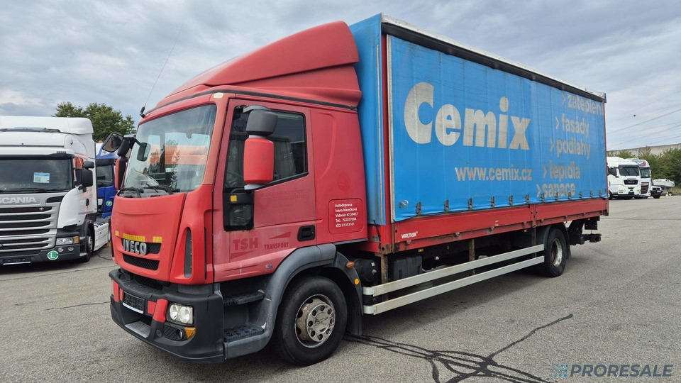 IVECO EUROCARGO ML 140E28 EURO 5 - valník s plachtou + hydraulické čelo 1,5 t - Kapellbil: bilde 2 IVECO EUROCARGO ML 140E28 EURO 5 - valník s plachtou + hydraulické čelo 1,5 t - Kapellbil: bilde 2