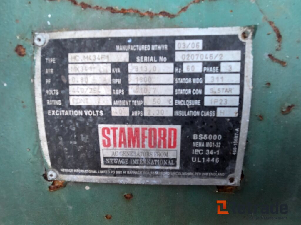 2 stk / pcs Volvo Penta D9 MG m/ Stamford generator - Elektrisk generator: bilde 3 2 stk / pcs Volvo Penta D9 MG m/ Stamford generator - Elektrisk generator: bilde 3