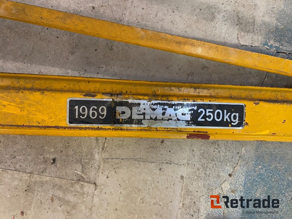 DEMAG Vægsvingkran med PK1-F Kædetalje - Bygg og anlegg: bilde 3 DEMAG Vægsvingkran med PK1-F Kædetalje - Bygg og anlegg: bilde 3