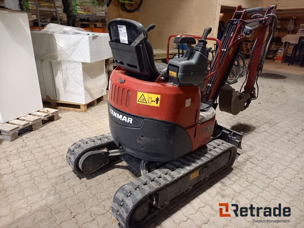 Yanmar Vio12 minigraver - Bygg og anlegg: bilde 5 Yanmar Vio12 minigraver - Bygg og anlegg: bilde 5
