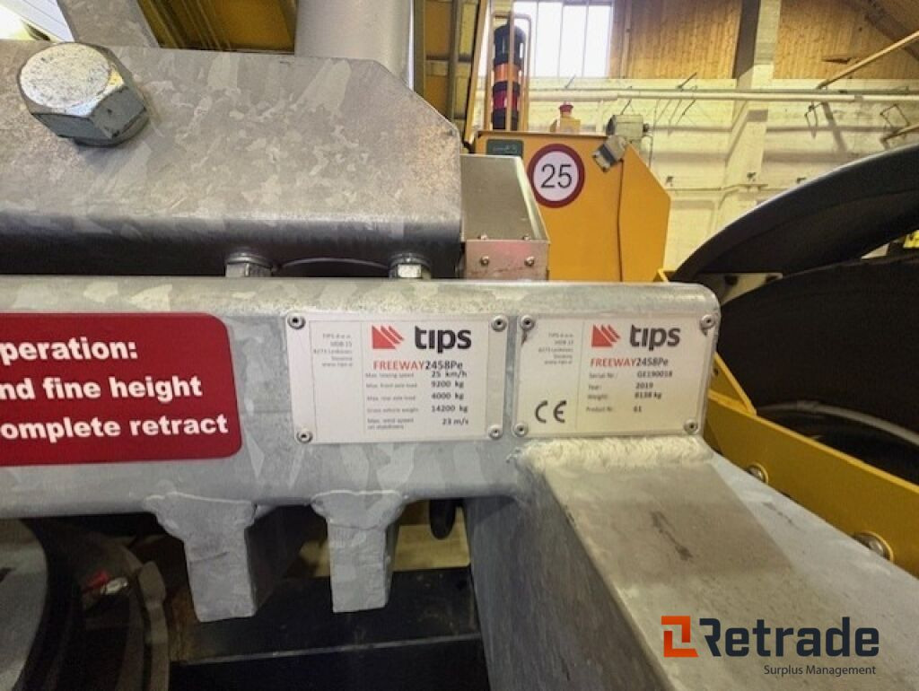 Flytrapp - TIPS FREEWAY 2458Pe - Lav timestand. - Anleggsmaskiner: bilde 2 Flytrapp - TIPS FREEWAY 2458Pe - Lav timestand. - Anleggsmaskiner: bilde 2