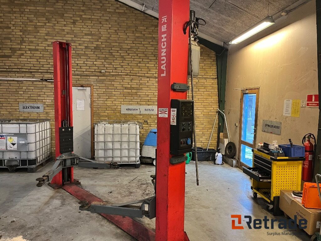Industrimaskin Værkstedsudstyr LAUNCH TLT235SBA 2 Søjlet Autolift.: bilde 19