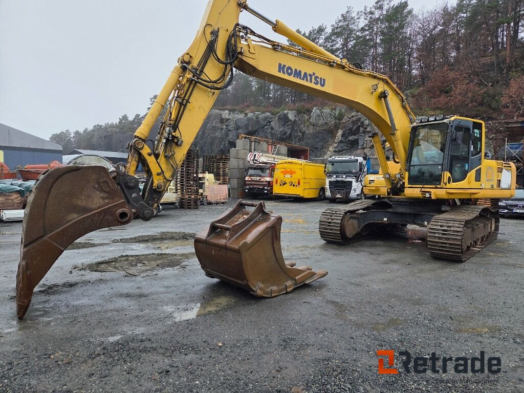 KOMATSU 290LC GRAVEMASKIN 2011 MED 2 STK SKUFFER - Beltegraver: bilde 1 KOMATSU 290LC GRAVEMASKIN 2011 MED 2 STK SKUFFER - Beltegraver: bilde 1