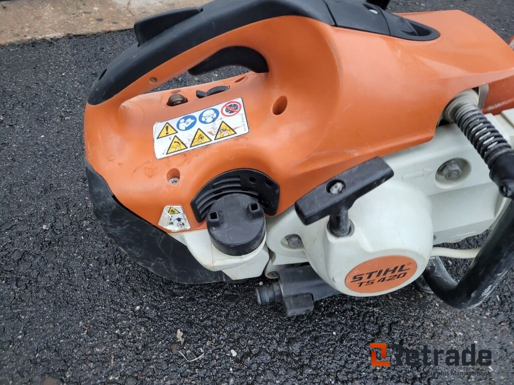 Kapmaskin motorkap Stihl TS420 - Anleggsmaskiner: bilde 5 Kapmaskin motorkap Stihl TS420 - Anleggsmaskiner: bilde 5