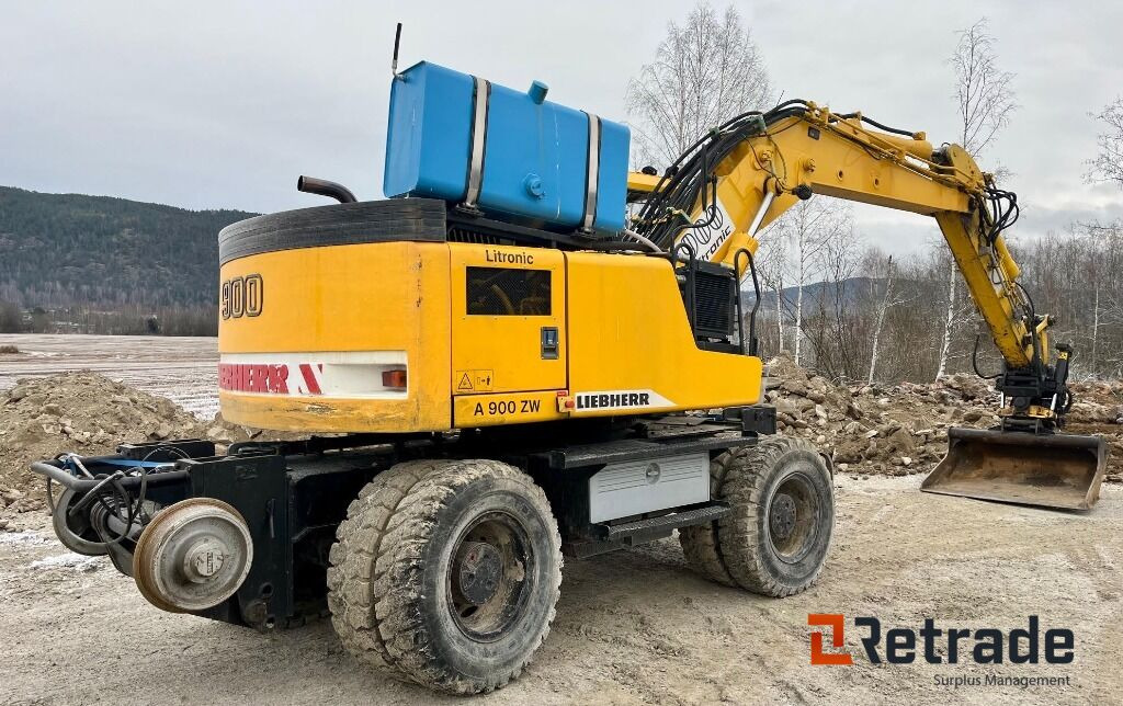 LIBHERR A900ZW RAIL 1999 MOD MVA FRI - Hjulgraver: bilde 4 LIBHERR A900ZW RAIL 1999 MOD MVA FRI - Hjulgraver: bilde 4